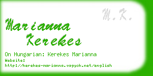 marianna kerekes business card